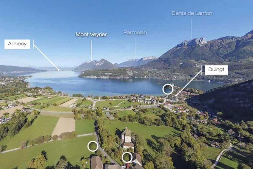 Duplex A 120 M Du Lac D'Annecy Duingt Extérieur photo